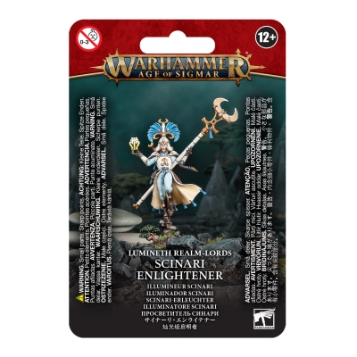 Tania figurka Lumineth Realms-lords Scinari Enlightener z Games Workshop