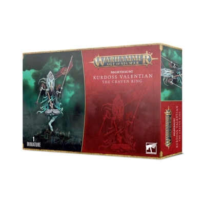 Tania figurka Nighthaunt Kurdoss Valentian, The Craven King z Games Workshop