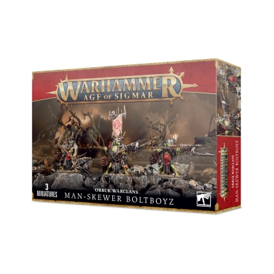 Tanie figurki Orruk Warclans Man-Skewer Boltboyz z Games Workshop