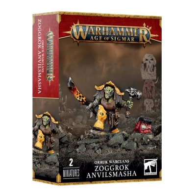 Tania figurka Orruk Warclans Zoggrok Anvilsmasha z Games Workshop