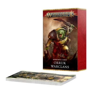 Tanie karty Warscroll Cards Orruk Warclans z Games Workshop