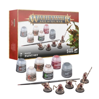 Tani zestaw z farbkami Skaven Paint Set z Games Workshop