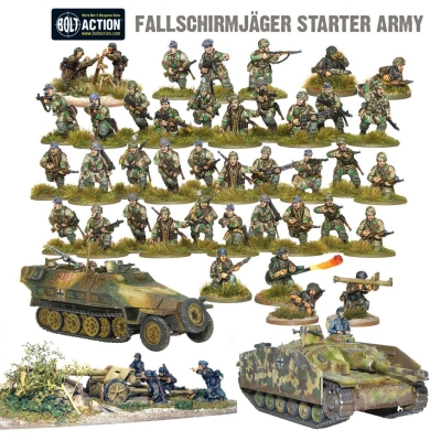 Figurki Bolt Action Starter Army - Fallschirmjager 