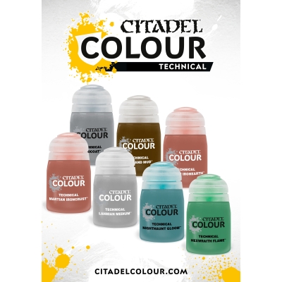 Citadel Colour: Technical Paints. farbki Techniczne