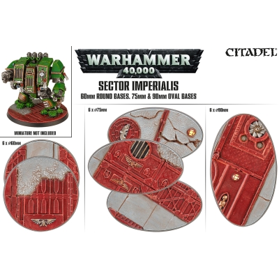 Sector Imperialis 60mm Round, 75mm Oval & 90mm Oval Bases