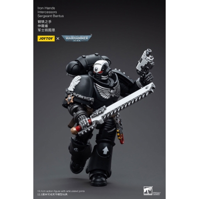 Iron Hands Assault Intercessors Sergeant Bantus - Figurka JOYTOY 12 cm