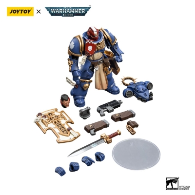 Figurka JOYTOY Ultramarines Bladeguard Veteran Brother Sergeant Proximo - skala 1:18