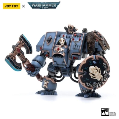 Figurka JOYTOY - Space Wolves Venerable Dreadnought Brother Hvor - skala 1:18