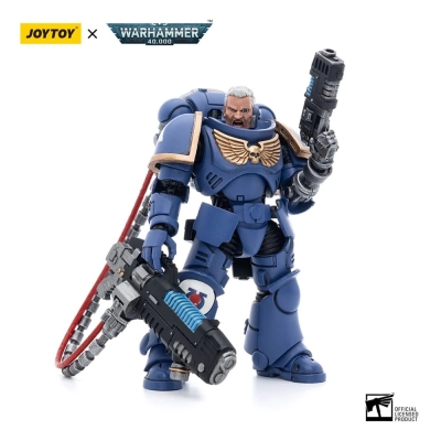 Ultramarines Hellblasters Sergeant Ulaxes - Figurka JOYTOY 12 cm