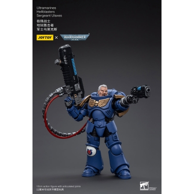 Ultramarines Hellblasters Sergeant Ulaxes - Figurka JOYTOY 12 cm