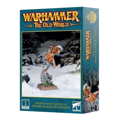 Tania figurka Dwarfen Mountain Holds Dwarf Slayer of Legend z Games Workshop