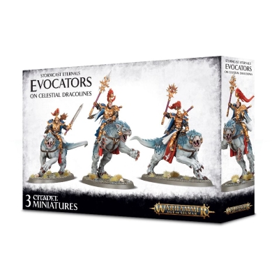 Figurki Stormcast Eternals Evocators on Celestial Dracolines - tani sklep Warhammer