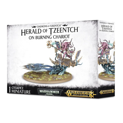 Daemons of Tzeentch Herald of Tzeentch on Burning Chariot