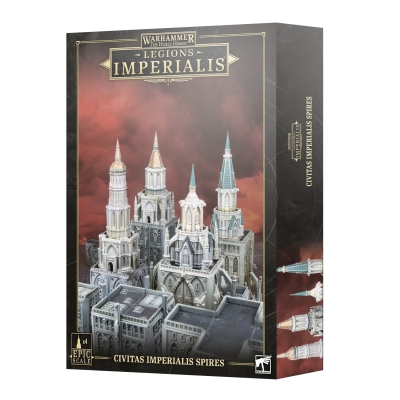 Tania sceneria Legions Imperialis Civitas Imperialis Spires z Games Workshop