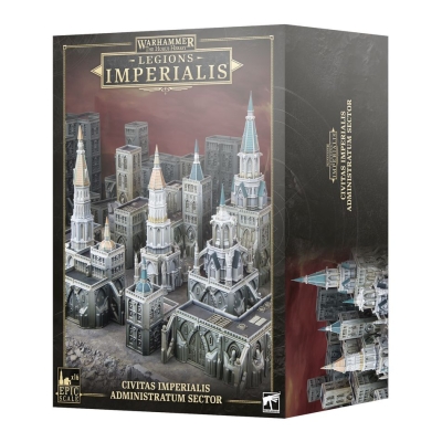 Tania sceneria Legions Imperialis Civitas Imperialis Administratum Sector z Games Workshop