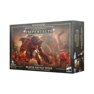 Tania figurka Legions Imperialis Reaver Battle Titan with Melta Cannon and Chainfist z Games Workshop