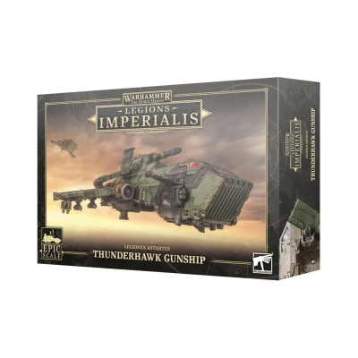 Tania figurka Legions Imperialis Thunderhawk Gunship z Games Workshop