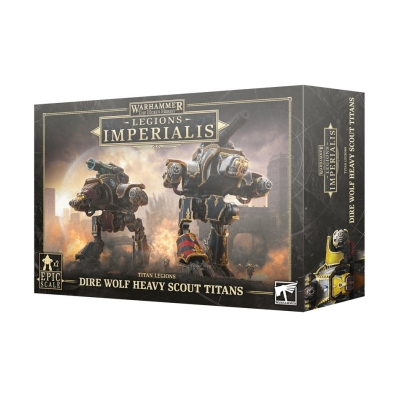 Tanie figurki Legions Imperialis Dire Wolf Heavy Scout Titans z Games Workshop