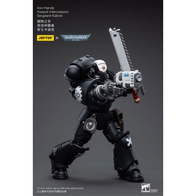 Iron Hands Assault Intercessors Sergeant Kalock - Figurka JOYTOY 12 cm