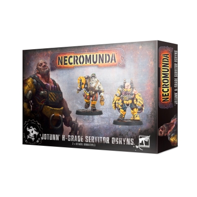 Tanie figurki Necromunda 'Jotunn' H-Grade Industrial Servitor Ogryns z Games Workshop