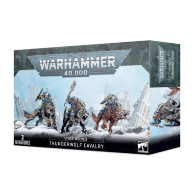 Tanie figurki Space Wolves Thunderwolf Cavalry z Games Workshop