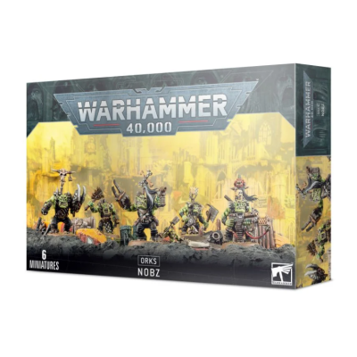 Tanie figurki Orks Nobz z Games Workshop