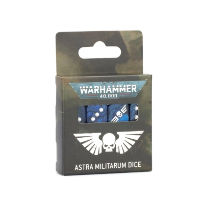 Tanie kostki Astra Militarum Dice z Games Workshop