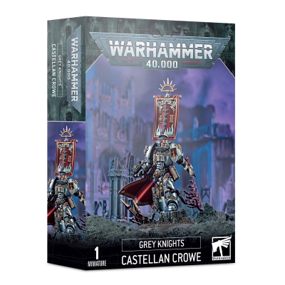 Tania figurka Grey Knights Castellan Crowe z Games Workshop