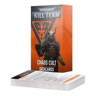 Tanie karty Kill Team Chaos Cult Datacards z Games Workshop