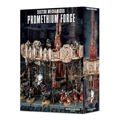 Makieta:  Sector Mechanicus Promethium Forge