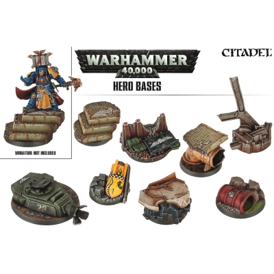 Warhammer 40,000 Hero Bases - podstawki do gry