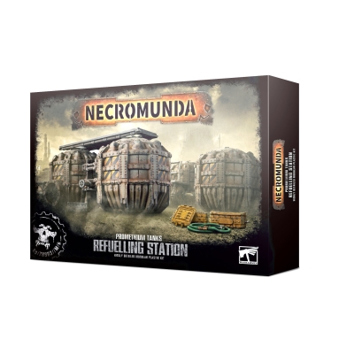 Tanie figurki Necromunda Promethium Tanks Refuelling Station z Games Workshop