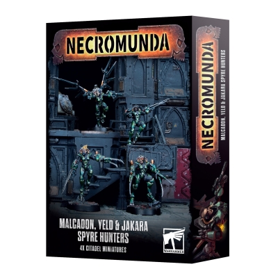 Tanie figurki Necromunda Malcadon, Yeld, and Jakara Spyre Hunters z Games Workshop