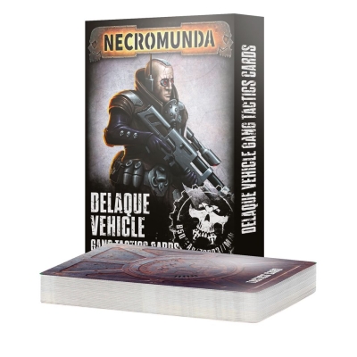 Tanie karty Necromunda Delaque Vehicle Gang Tactics Cards z Games Workshop