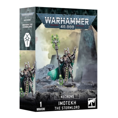 Tania figurka Necrons Imotekh the Stormlord z Games Workshop