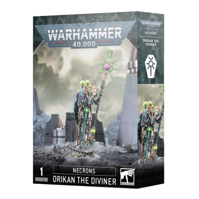 Tania figurka Necrons Orikan the Diviner z Games Workshop