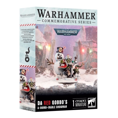 Tania limitowana figurka Warhammer Commemorative Series Da Red Gobbo's A-bomb-inable Snowman z Games Workshop