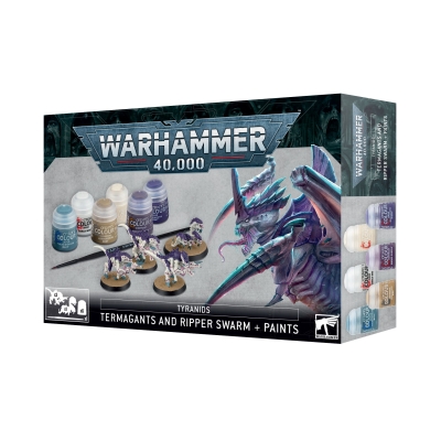 Tani zestaw Tyranids Termagants and Ripper Swarm Paints Set z Games Workshop