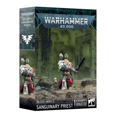 Tania figurka Blood Angels Sanguinary Priest z Games Workshop