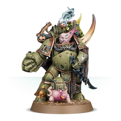 WWarhammer 40,000 Chaos Space Marines figurka Plague Marine Champion