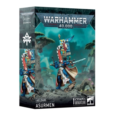 Tania figurka Aeldari Asurmen z Games Workshop